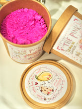 Load image into Gallery viewer, Pink ‘Lemon Cookie’ Bath Crumble Tub
