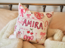 Load image into Gallery viewer, Pre Order Luxury Girly Era Personalised Cushion 30x30cm
