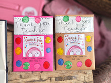 Load image into Gallery viewer, ‘Thank You For Making Me A Smartie’ Hand Painted Envelope
