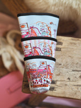 Load image into Gallery viewer, ‘The Cutie Autumn Village’ Coffee Cosy Sleeve