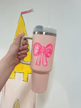 Load image into Gallery viewer, Hand Painted 40oz Tumbler 6 “Big Bows”
