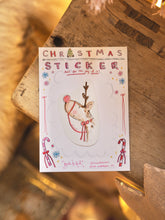 Load image into Gallery viewer, ‘Reindeer’ Cutie Christmas Sticker