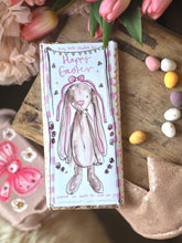 Load image into Gallery viewer, The BIG Happy Easter ‘Vintage Bunny’ 200g Milk Chocolate Bar