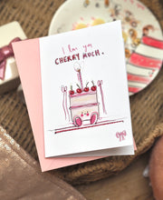 Load image into Gallery viewer, I Love You Cherry Much Cake Design