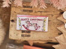 Load image into Gallery viewer, 100g Christmas Rocking Horse Chocolate Bar