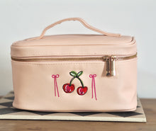 Load image into Gallery viewer, The Luxury Cherries & Bows Vanity Case