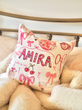 Load image into Gallery viewer, Pre Order Luxury Girly Era Personalised Cushion 30x30cm