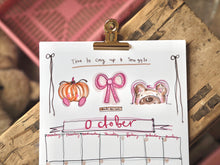 Load image into Gallery viewer, 2027 A4 ‘The Made by Leah Quotes & Doodles Calendar’