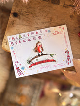 Load image into Gallery viewer, ‘Robin’ Cutie Christmas Sticker
