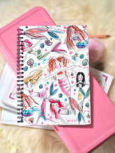 Load image into Gallery viewer, Positive Mermaids Spiral Bound Notebook
