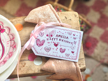 Load image into Gallery viewer, Personalised Hearts Gift Tag