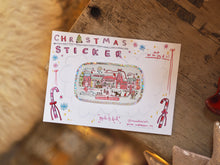 Load image into Gallery viewer, ‘The Christmas Village’ Cutie Christmas Sticker