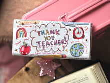 Load image into Gallery viewer, ‘Thank You’ Classroom Doodles XL 200g Chocolate Bar