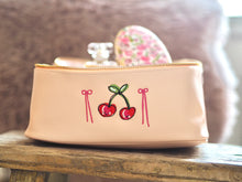 Load image into Gallery viewer, The Luxury Cherries & Bows Vanity Case