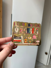 Load image into Gallery viewer, The Bookshelf ‘I LOVE BOOKS’ Super Cute Sticker