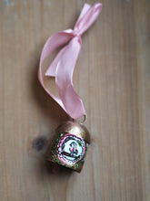 Load image into Gallery viewer, Hand Painted Brass Bell 14 ‘Robin’