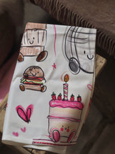 Load image into Gallery viewer, The Cute Doodles Tea Towel