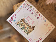 Load image into Gallery viewer, ‘The Holiday Cottage’ Cutie Christmas Sticker