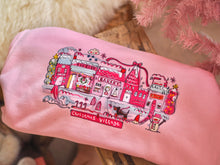 Load image into Gallery viewer, The Cutie Christmas Pink Village Sweater/Hoodie
