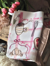 Load image into Gallery viewer, The Coffee And Pastries Tea Towel