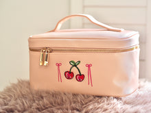 Load image into Gallery viewer, The Luxury Cherries & Bows Vanity Case