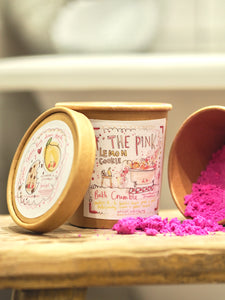 Pink ‘Lemon Cookie’ Bath Crumble Tub