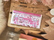 Load image into Gallery viewer, 200g The XL Cutie Pink Christmas Village Chocolate Bar