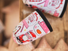 Load image into Gallery viewer, ‘The Pink Christmas Doodles’ Coffee Cosy Sleeve