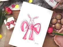 Load image into Gallery viewer, Bunny On A Bow Design
