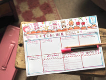 Load image into Gallery viewer, The Teacher Weekly Planner