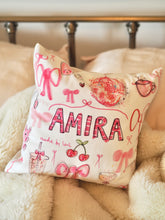 Load image into Gallery viewer, Pre Order Luxury Girly Era Personalised Cushion 30x30cm