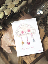 Load image into Gallery viewer, Personalised New Baby Cloud Art Print
