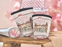 Load image into Gallery viewer, ‘Christmas At The Cottage’ Coffee Cosy Sleeve