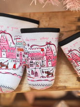 Load image into Gallery viewer, ‘The Cutie Christmas Village’ Coffee Cosy Sleeve