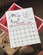 Load image into Gallery viewer, 2027 A4 ‘The Made by Leah Quotes & Doodles Calendar’