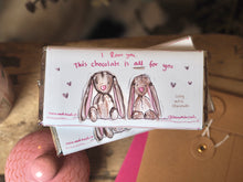 Load image into Gallery viewer, The Bunnies ‘All For You’ 100g Chocolate Bar