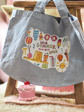 Load image into Gallery viewer, ‘Our Summer Holiday 2026’ Luxury Vintage Washed Tote