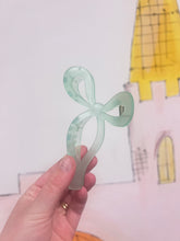 Load image into Gallery viewer, Perfectly Spearmint Hair Bow Clip XL
