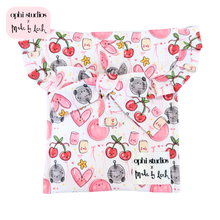 Load image into Gallery viewer, Ophi Studios x Made By Leah Collab Doodle Design Tie Tech Sleeve