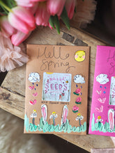 Load image into Gallery viewer, ‘Hello Spring’ Wild Flowers Hand Painted Seed Envelope