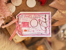 Load image into Gallery viewer, Personalised Pink Christmas Gift Tag