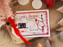 Load image into Gallery viewer, Personalised Red Christmas Gift Tag