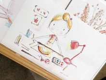 Load image into Gallery viewer, Girl Doing Art Art Print