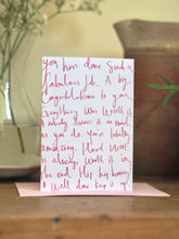 Load image into Gallery viewer, ‘Congratulations’