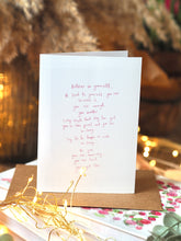 Load image into Gallery viewer, The Self Care Love Card