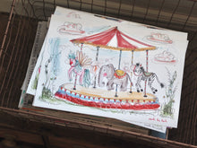 Load image into Gallery viewer, Made By Leah Carousel Art Print