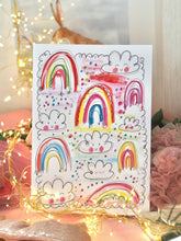 Load image into Gallery viewer, Rainbow Cloud Design