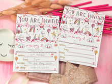 Load image into Gallery viewer, Made By Leah Pattern Invitations 10 Pack
