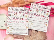 Load image into Gallery viewer, Made By Leah Pattern Invitations 10 Pack