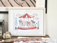 Load image into Gallery viewer, Made By Leah Carousel Art Print